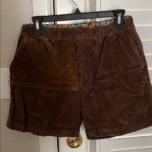Chubbies- corduroy/suede